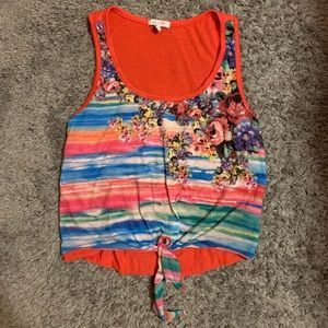 dELiA*s Floral Tank Top